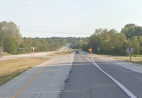 Missouri Route 100 at Missouri Route T