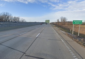 Boone Bridge on westbound I-64