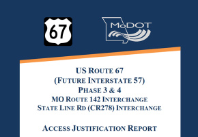 Screenshot of AJR for 67/Future I-57 Phases 3 and 4 in Butler County