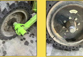 Never Flat Mower Tires