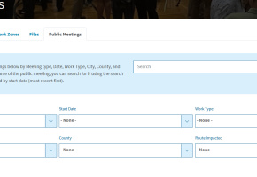 Public Meeting Content Type and Search View