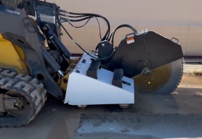Skid Steer Mounted Concrete Saw