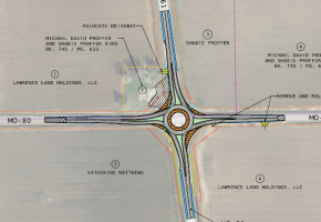 Screenshot of Alternate 2 Roundabout for 61/80 in Matthews
