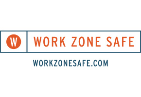 Work Zone Safe Logo Orange Card