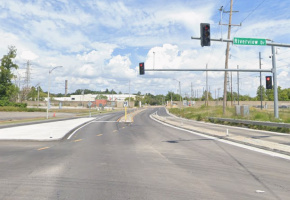 A view of Route H (Riverview) in the city of St. Louis