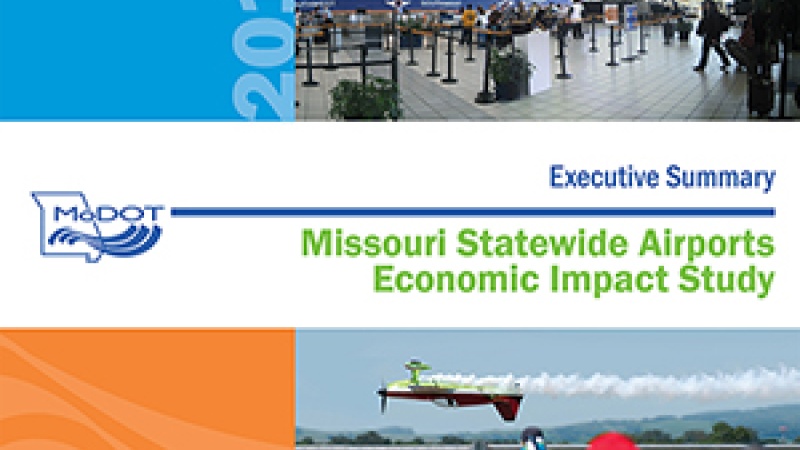 2012 Airport Economic Impact Study Cover
