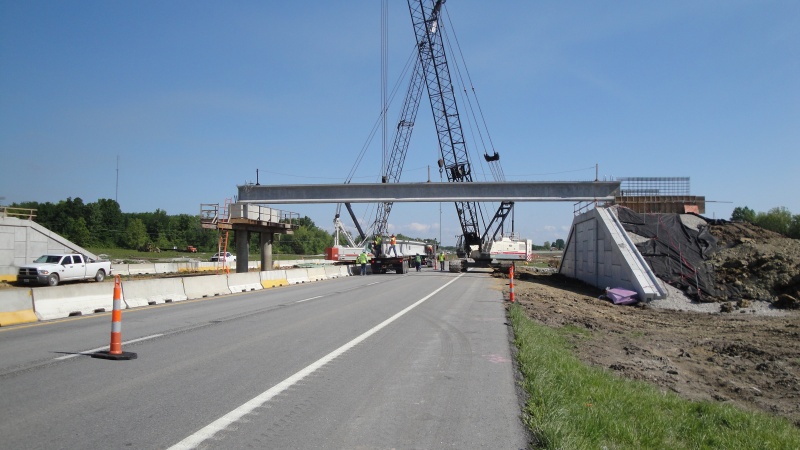 I-49 Overpass Construction