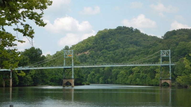 Historic bridge over the Little Niangua River