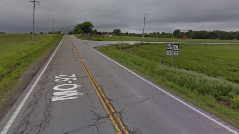 Route 92 and Route C (Clay County)