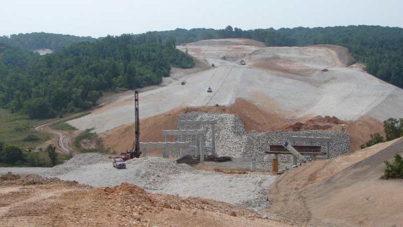 I-49 Construction in McDonald County 2006