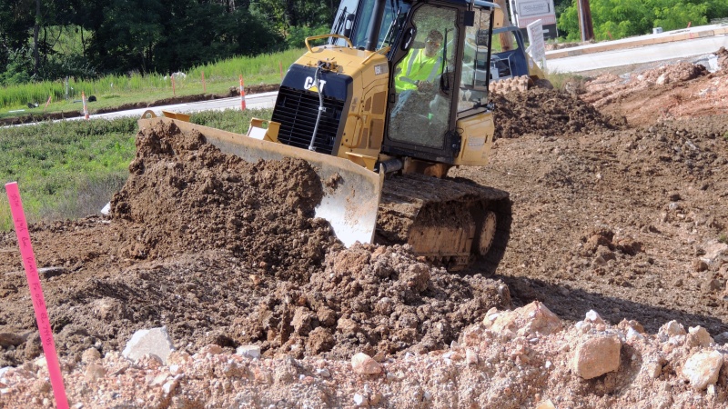 Construction in June 2019