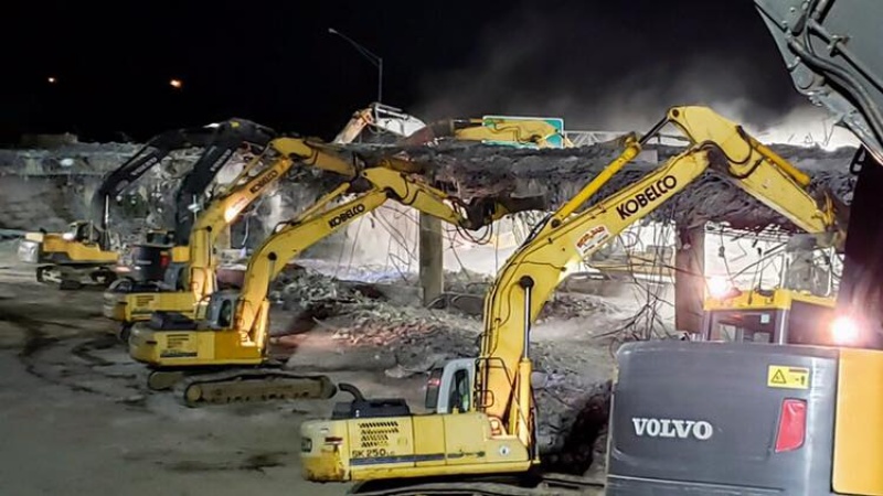 Ramp demolition