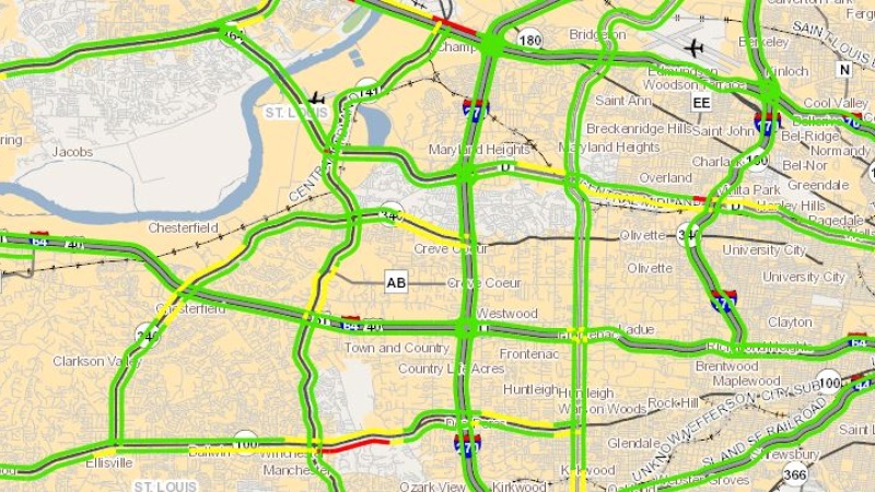 St Louis Traffic Map St. Louis Mobility Scorecard | Missouri Department Of Transportation