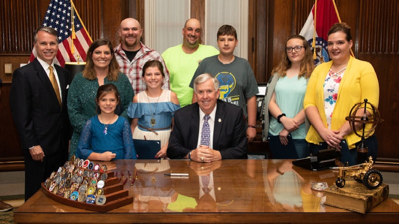 Lyndon's Law signing by Governor Parson