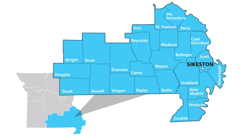 Southeast District Map Popout