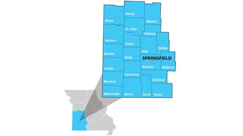 District Map Graphic SW