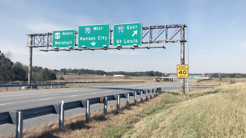 I-70 and US 65 Marshall Interchange
