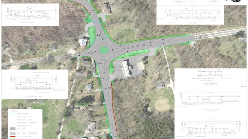 Proposal for Route 109 and Route CC intersection