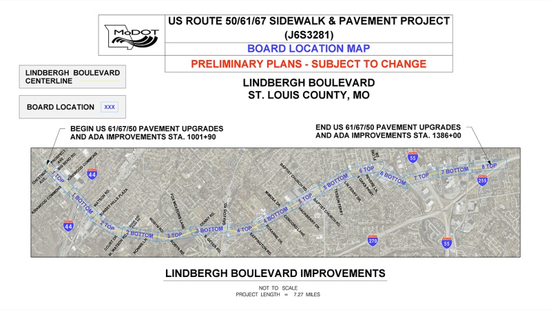 Lindbergh Resurfacing Project, overall corridor