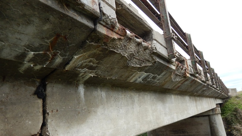 Nodaway County U.S. Route 136 Mozingo Creek Bridge Deck Overhang