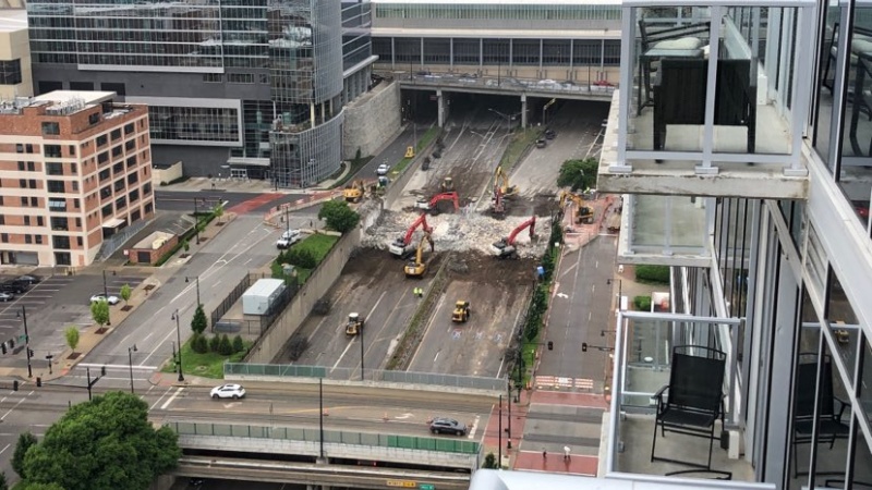 Baltimore Ave. over I-670