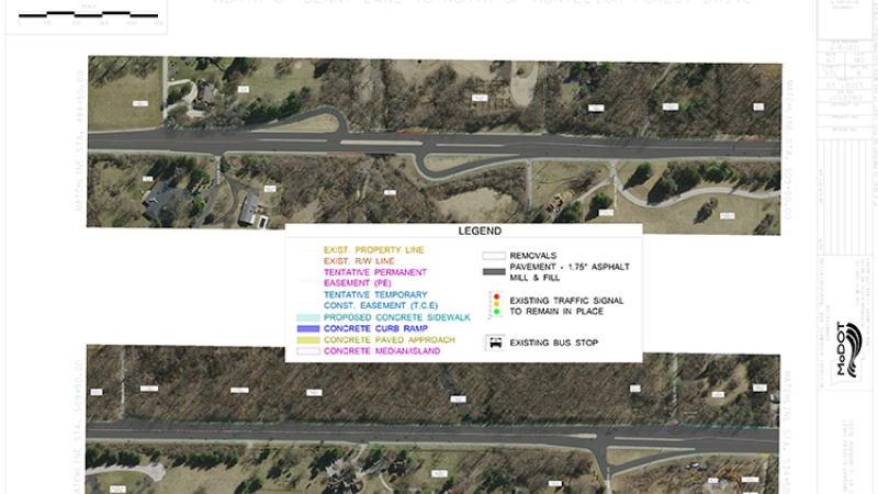 Lindbergh 2023: N of Denny Lane to N of Huntleigh Forest Drive: Map 8
