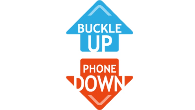 Buckle Up Phone Down Logo