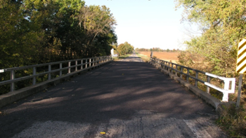 Bates County_Route D over Stewart Creek_Before