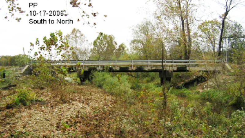 Franklin County_Route PP over Hoosier Creek_Before