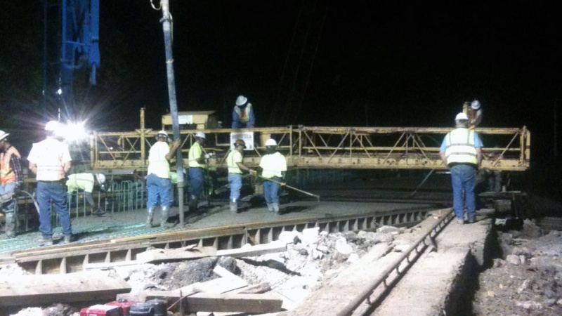 SAS Dunklin County Route P Deck Pour
