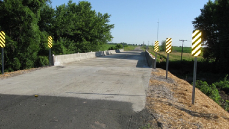Saline County_Route 127 over Salt Fork Creek_After