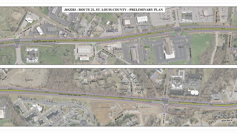 Route 21 proposed construction - Butler Spur/Butler Hill to just east of Suson Hills