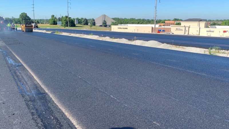 US 50 over Chipman Rd. construction photo
