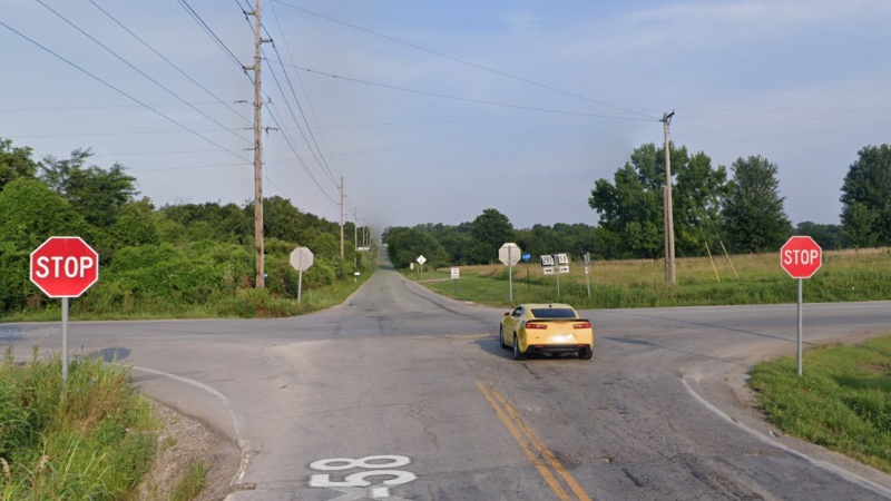 MO 58 and MO 291 Intersection