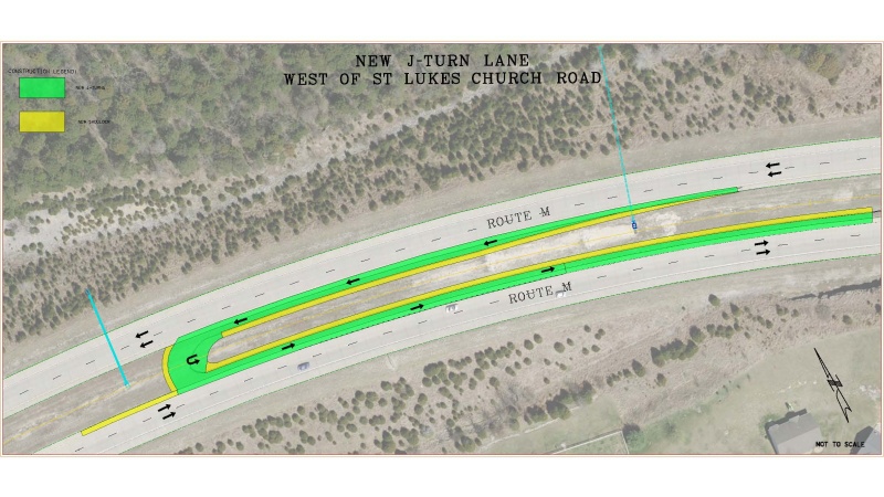 Map Showing Outline of Area to be Improved