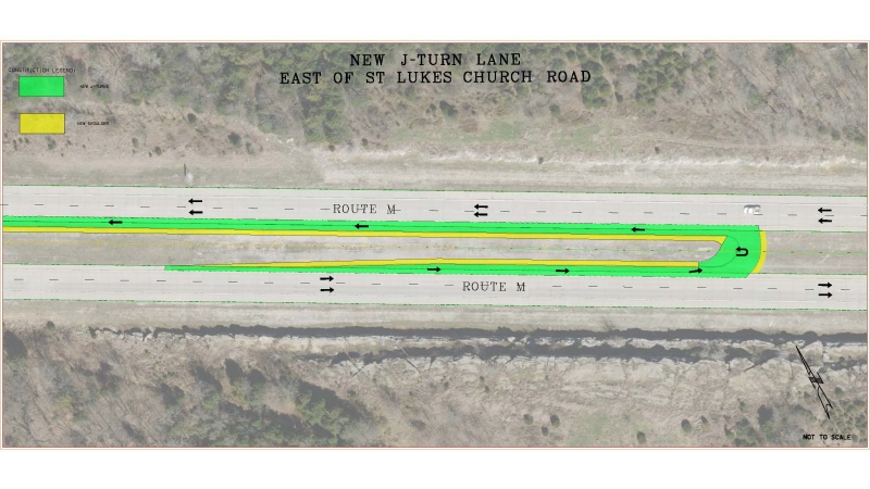 Map Showing Outline of Area to be Improved