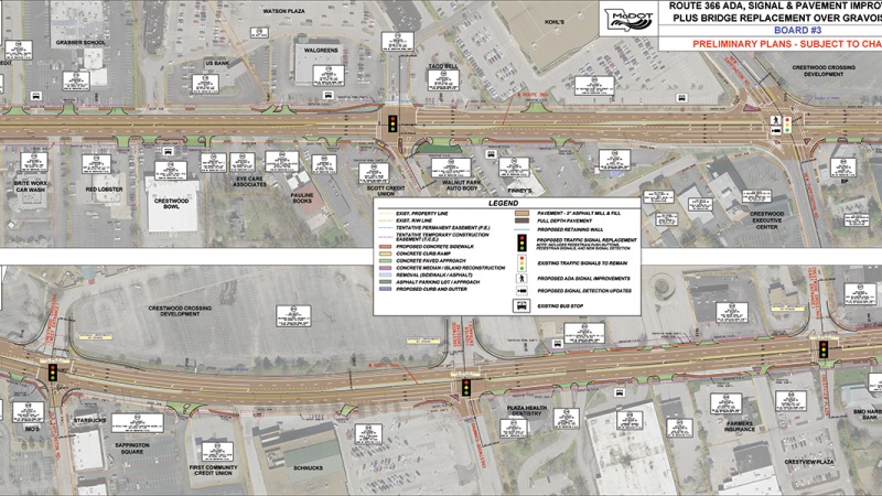 Route 366 - Crestwood Center to Crestview Plaza