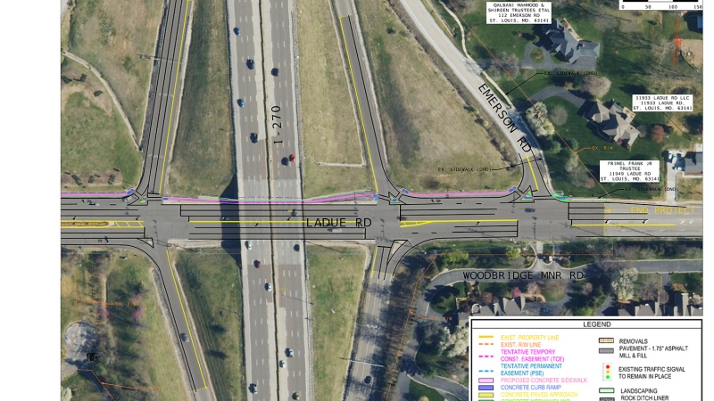 Route AB Board 8: east of Coeur De Ville Drive to east of Emerson Road
