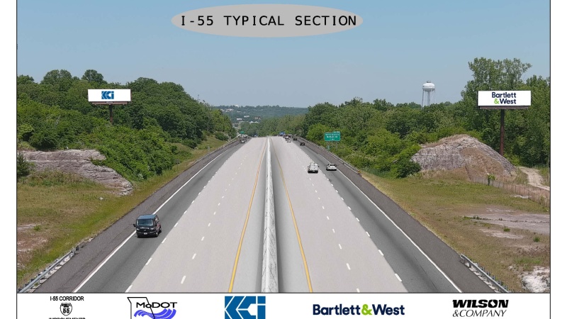 I-55 Additional Lane Renderings 