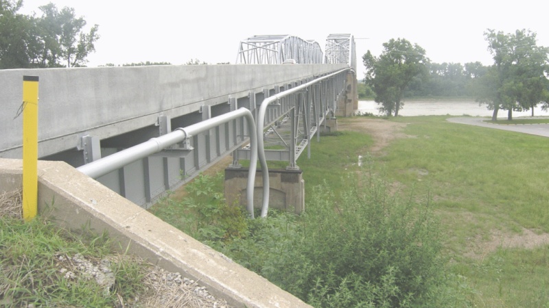 Portal view of a bridge