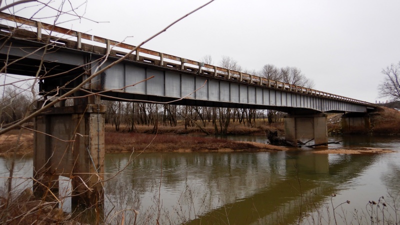 Route 43/Elk River bridge in McDonald County