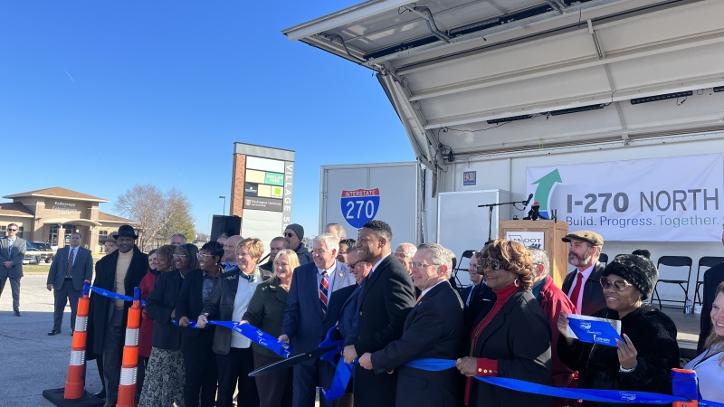I-270 North ribbon cutting, December 2023