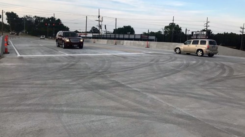Rebuilt Old Halls Ferry Bridge over I-270