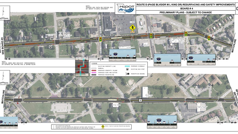 Route D, St. Louis City, 2026 - Vandeventer to Leffingwell