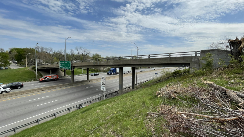 Profile of bridge over interstate 70