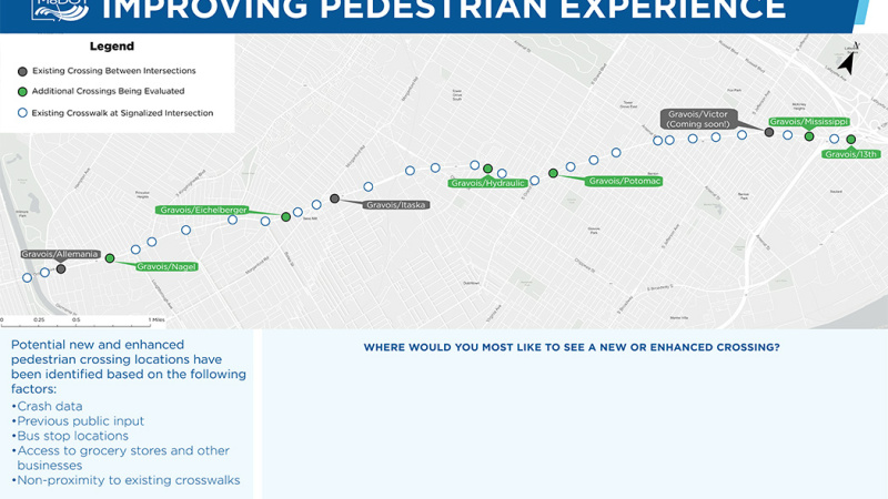 Route 30- STL City: PM 2: Pedestrian Crossings