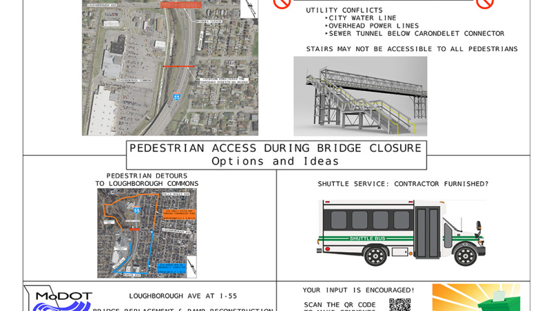SL: Loughborough/Weber: Ped access across Loughborough