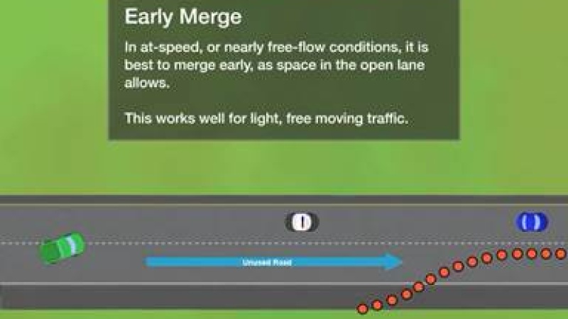 a diagram of an early merge