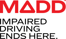 MADD Logo black and red